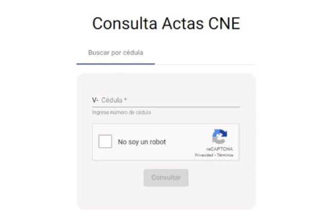 Bloquean página web dispuesta por la oposición para revisión de actas electorales