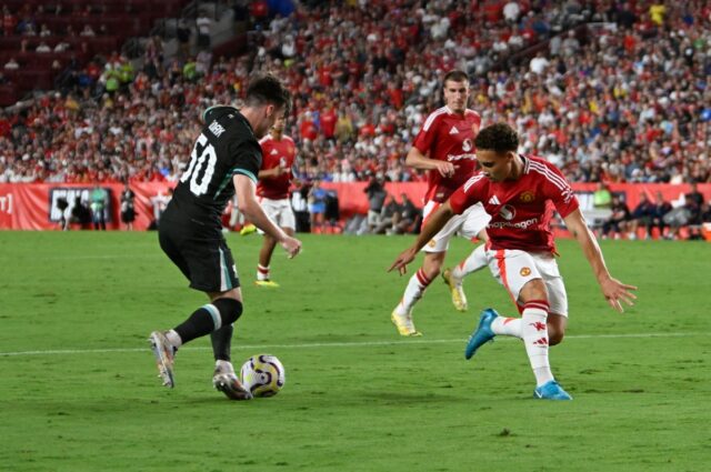 Liverpool cierra gira por EE UU con victoria sobre Manchester United