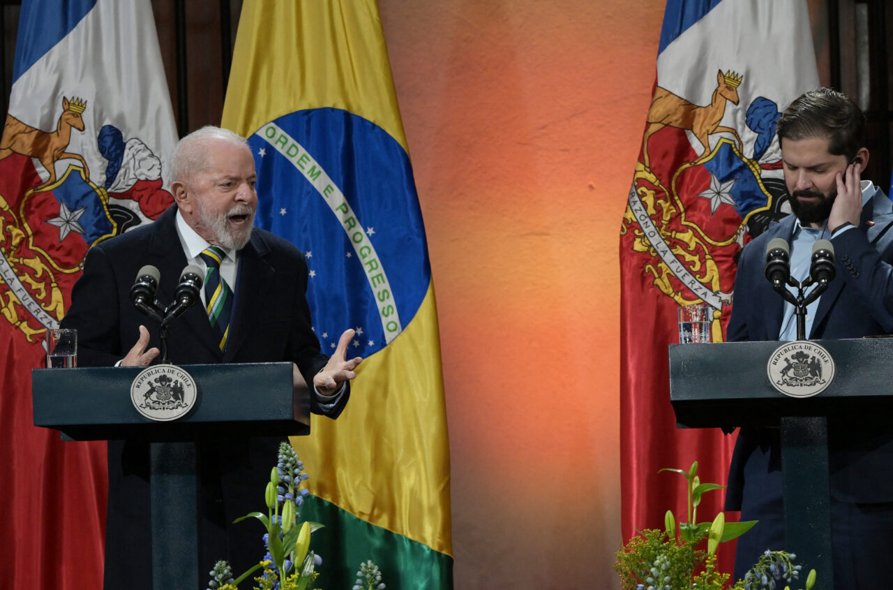 CHILE-BRAZIL-BORIC-LULA DA SILVA