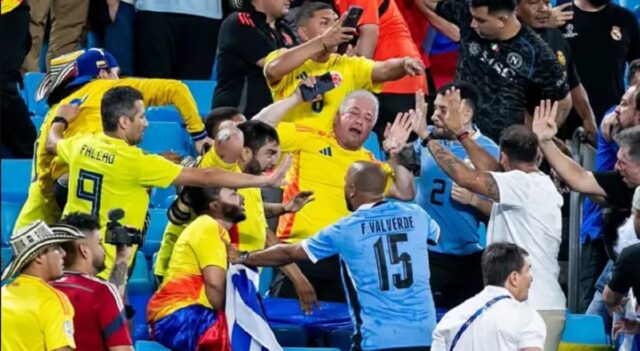Conmebol investiga a los uruguayos que se pelearon en la Copa América