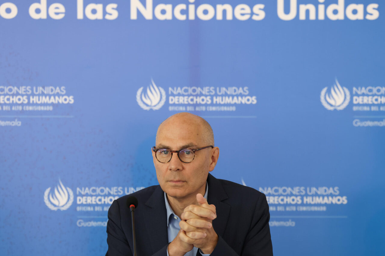 El alto comisionado Türk califica de preocupante la criminalización política en Guatemala