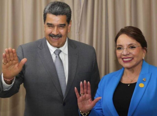 Esto le dijo Maduro a la presidenta de Hondura tras eliminar tratado con EE UU