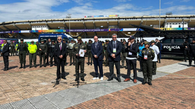Colombia tendrá 2.680 policías para asegurar el Mundial Femenino Sub-20