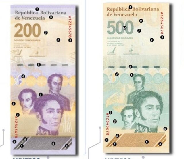 El lanzamiento de dos nuevos billetes en Venezuela, una actualización inflacionaria