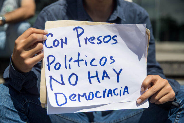 Aumenta la cifra de presos políticos en Venezuela