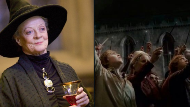 Con sus varitas al aire, actores y fans de 'Harry Potter' despiden a Maggie Smith