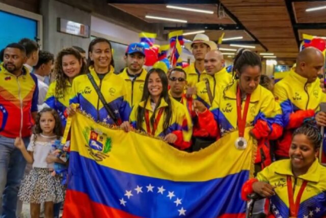 Delegación paralímpica llegó a Venezuela