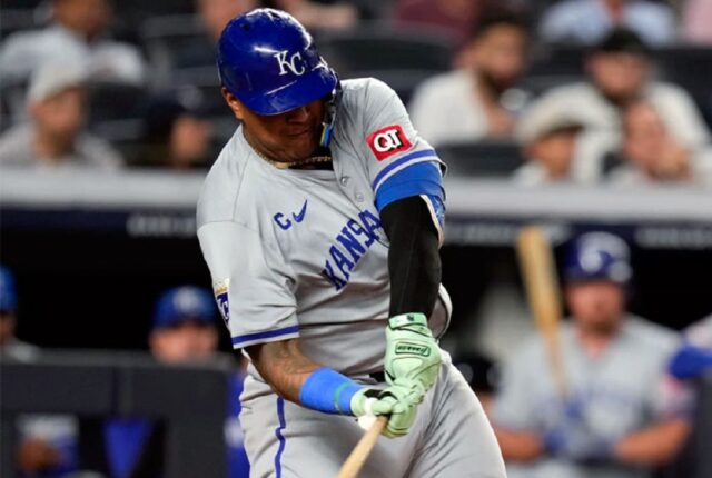 Salvador Pérez llegó a 100 carreras impulsadas esta temporada en la MLB
