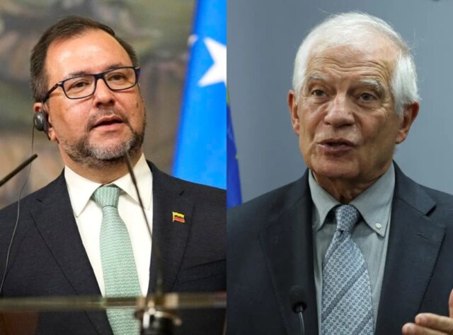 Yván Gil acusó a Borrell de convertir la UE en una institución "decrépita y guerrista"