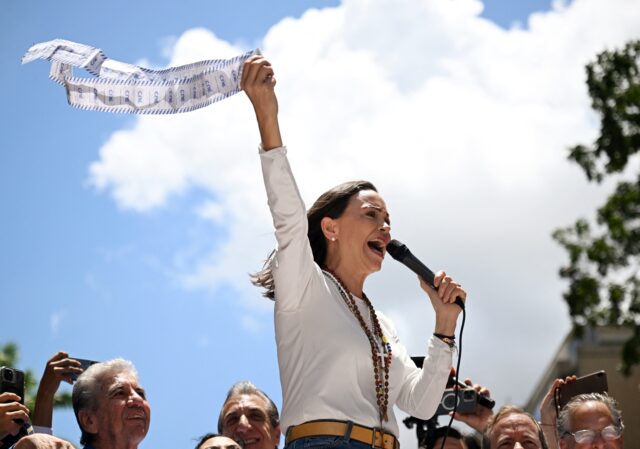 María Corina Machado pide presión para obligar a Maduro a negociar su salida: "Nadie puede pasar la página del 28 de julio"