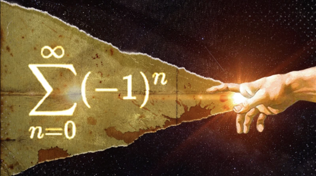 "1 − 1 + 1 − 1 + ...", la desconcertante explicación sobre cómo Dios creó el mundo