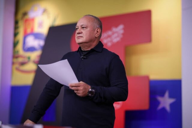 “Iremos por ella”: Diosdado Cabello acusa a María Corina Machado por la página Ya casi Venezuela