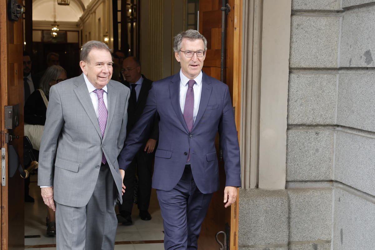 Reunión de Edmundo González con Feijóo