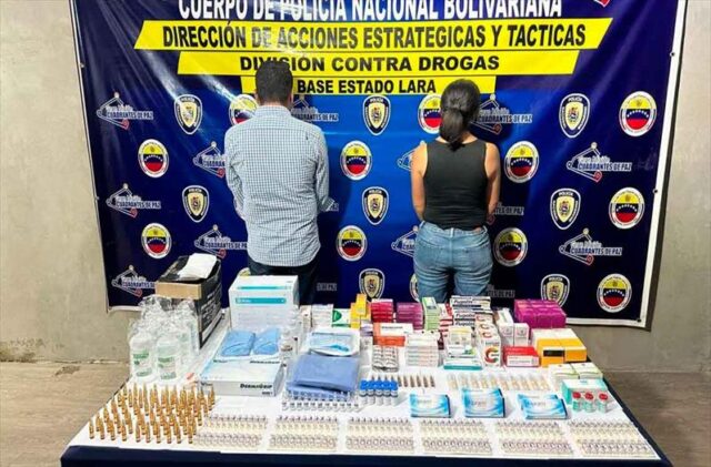 Arrestan a dos personas por tráfico de fentanilo en Lara