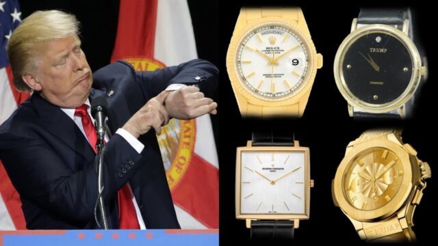 Trump lanza línea de relojes con precios de hasta 100.000 dólares