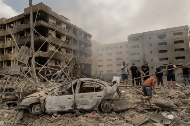 "Ya no queda vida allí": la enorme destrucción causada por los ataques de Israel en Beirut
