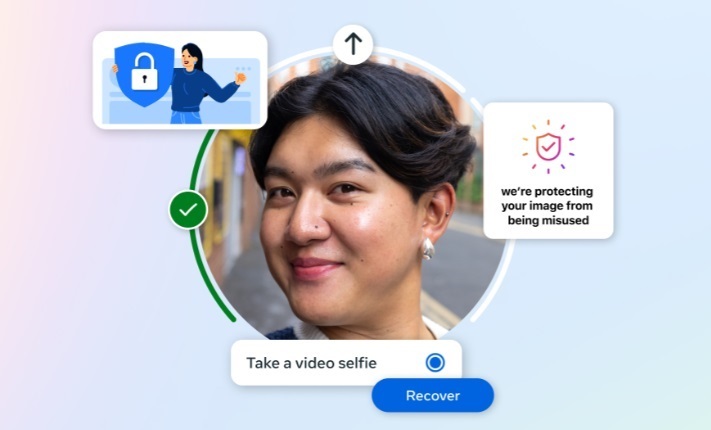 Los usuarios de Facebook e Instagram podrán usar un videoselfi para recuperar el acceso a su cuenta