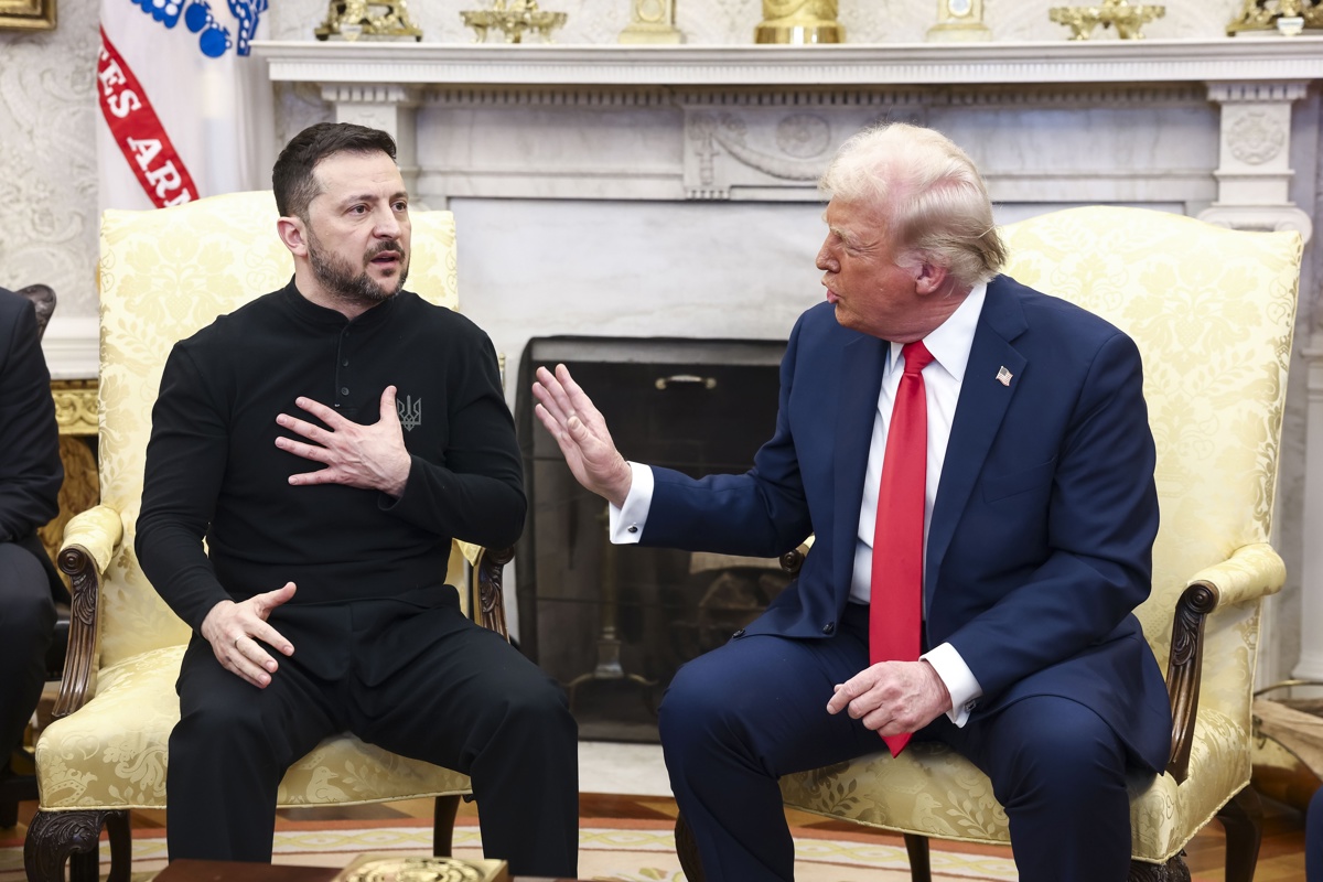 US President Donald Trump welcomes Ukrainian President Volodymyr Zelensky to the White House