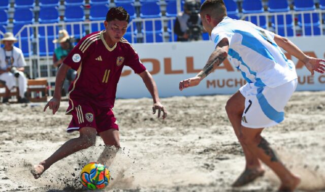 Venezuela depende de otros para seguir en la Copa América de fútbol playa