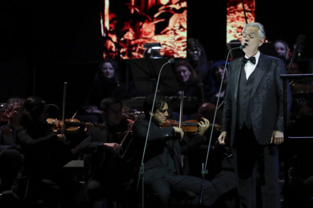 Andrea Bocelli protagonizó una noche mágica en Bogotá (antes de su presentación en Caracas)