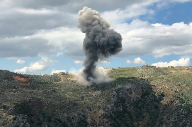 Israel bombardea Líbano en respuesta a los disparos de cohetes contra su territorio