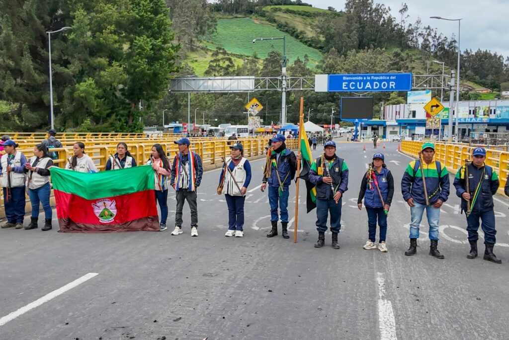 COLOMBIA-ECUADOR-INDIGENOUS-TRANSPORT-PROTEST
