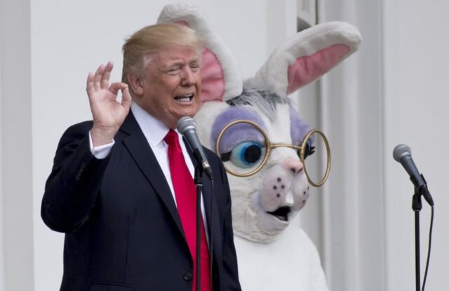 Trump busca patrocinios para la Casa Blanca en la tradicional Carrera de Huevos de Pascua