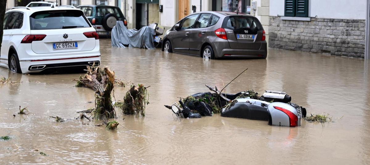 Inundaciones en el centro de Italia causan destrozos y cientos de personas evacuadas
