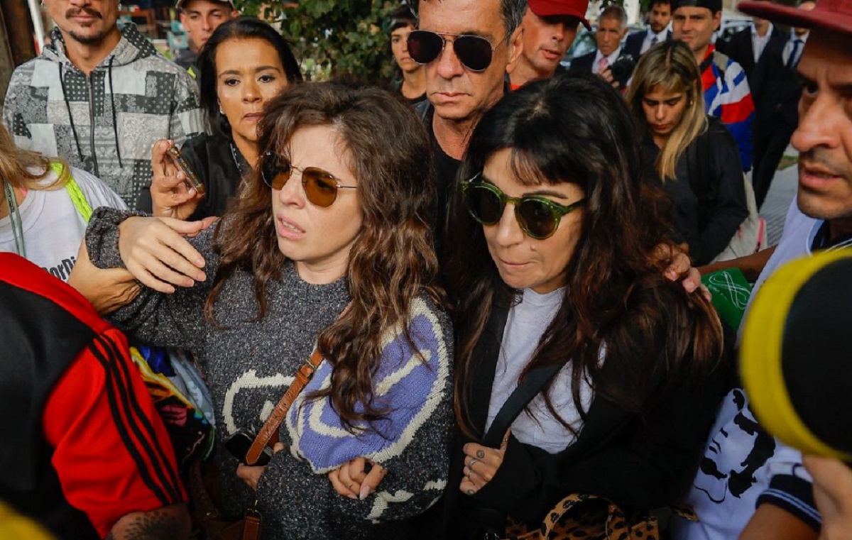 Las hijas de Maradona presentaron dos de las cinco querellas del juicio Foto Archivo
