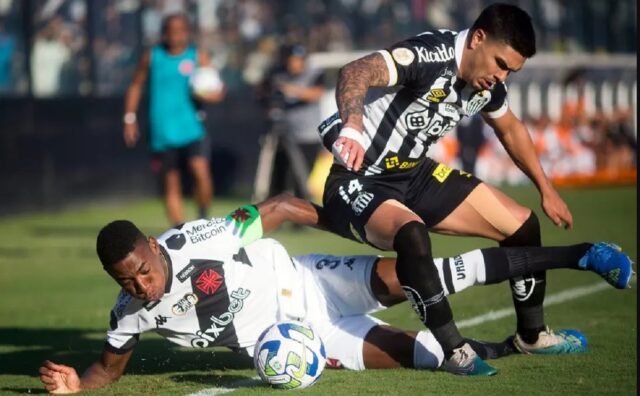 El Santos, sin Soteldo ni Neymar, cayó ante el Vasco da Gama