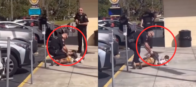 [VIDEO] Niña imita a su madre al tumbarse al suelo durante arresto en Florida: policía defiende el procedimiento