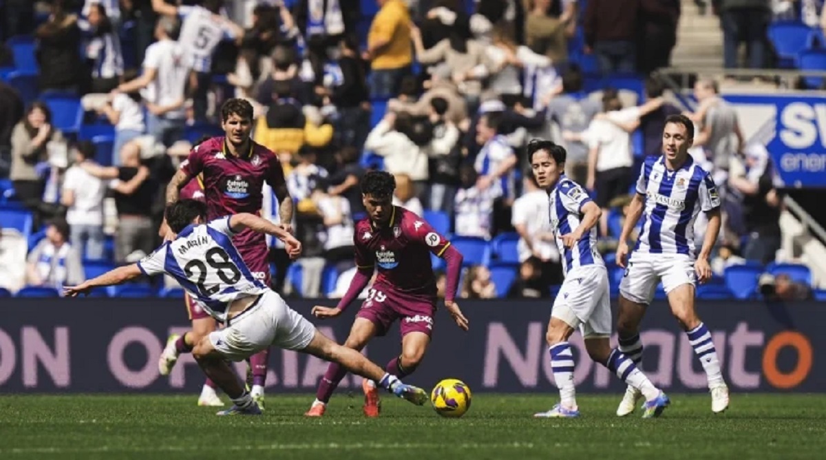 Real Sociedad de Aramburu subió al noveno lugar de la clasificación Foto Archivo