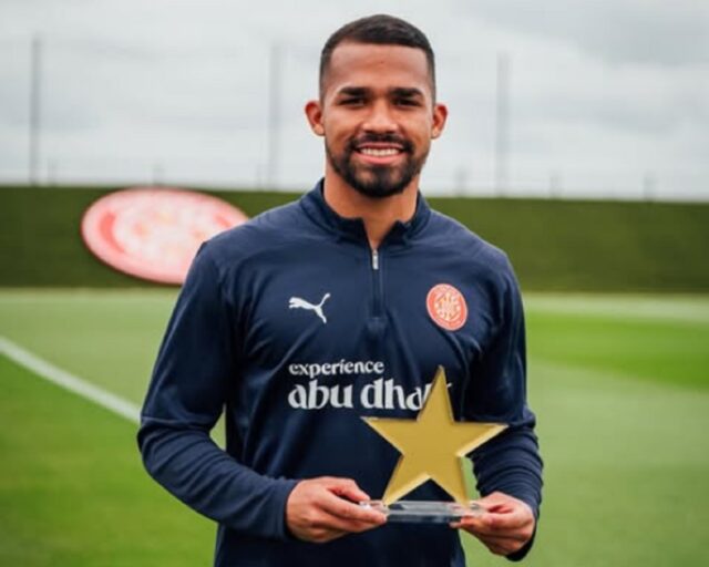 Yangel Herrera es el jugador del mes del Girona