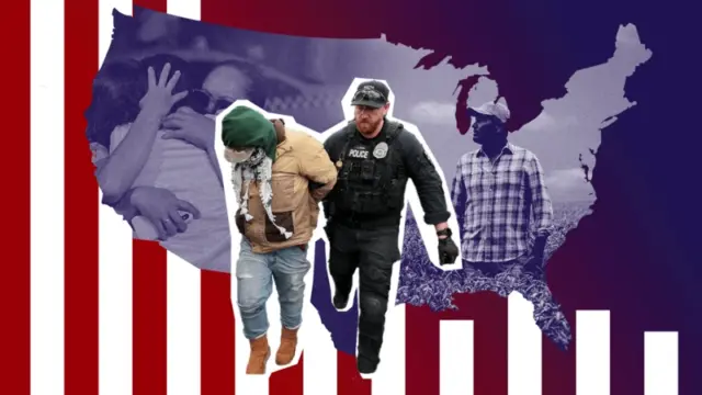 7 gráficos que muestran quiénes son los migrantes indocumentados que Trump quiere deportar de EE.UU.