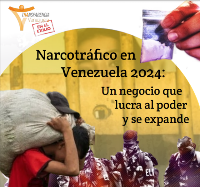 Lo que el narcotráfico generó para Venezuela, según Transparencia