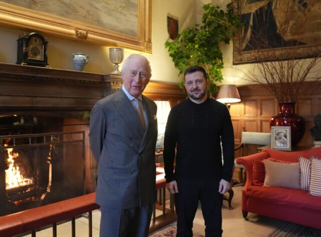 El rey Carlos III recibió a Zelenski en Sandringham tras su gira diplomática por Europa