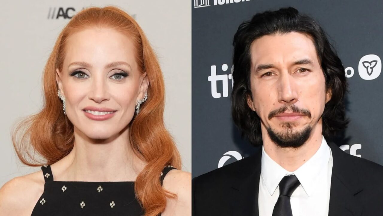 Jessica Chastain y Adam Driver The Dealer