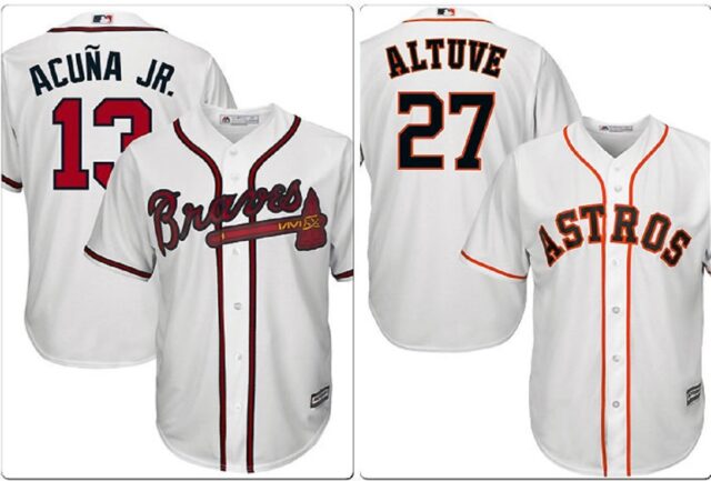 Las de Acuña y Altuve entre las camisas más vendidas en las Grandes Ligas