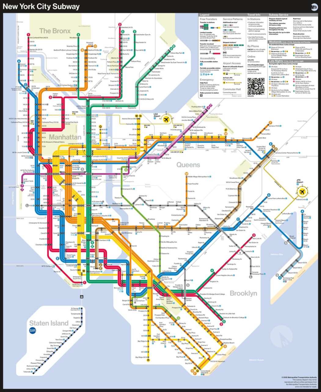 El metro de Nueva York cuenta con un nuevo mapa 'oficial' tras 45 años