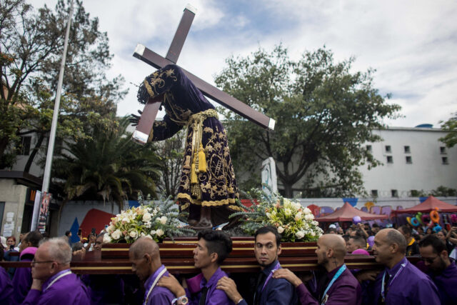 La Iglesia católica se prepara para el cierre de la celebración del Nazareno