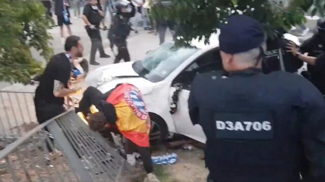 Al menos 13 heridos por atropello cerca del RCDE Stadium antes del Espanyol-Barcelona