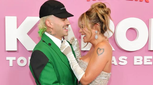 Karol G y Feid juntos y enamorados en la premiere de Mañana fue muy bonito