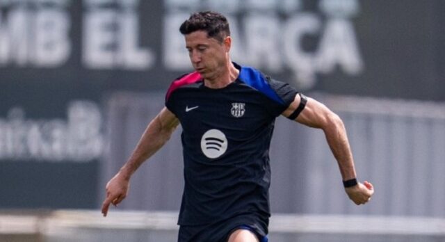 Lewandowski jugará con el Barcelona ante el Inter de Milán