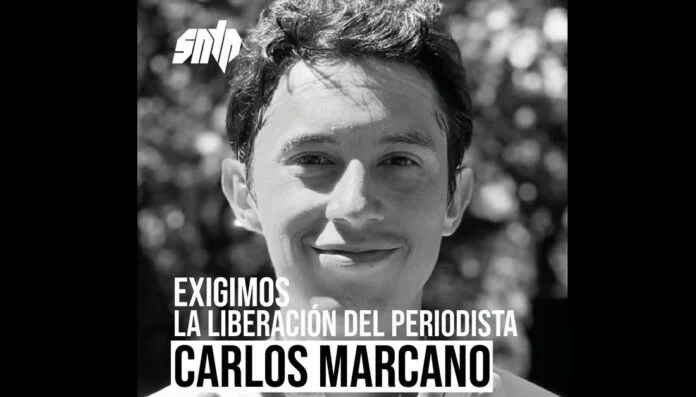 El periodista Carlos Marcano fue detenido la noche de este jueves 22 de mayo | Foto: @SNTPVenezuela