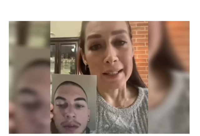 La actriz Rhoda Torres afirma que logró ubicar a su hijo, detenido en octubre
