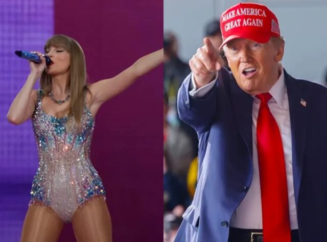 Trump ataca a Taylor Swift y afirma que ya no es popular tras rechazarlo
