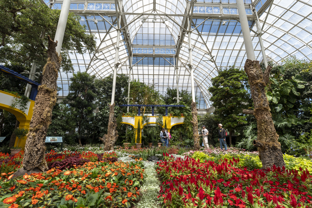 Lirios, rosas y girasoles de Van Gogh llenan de color el Jardín Botánico de Nueva York
