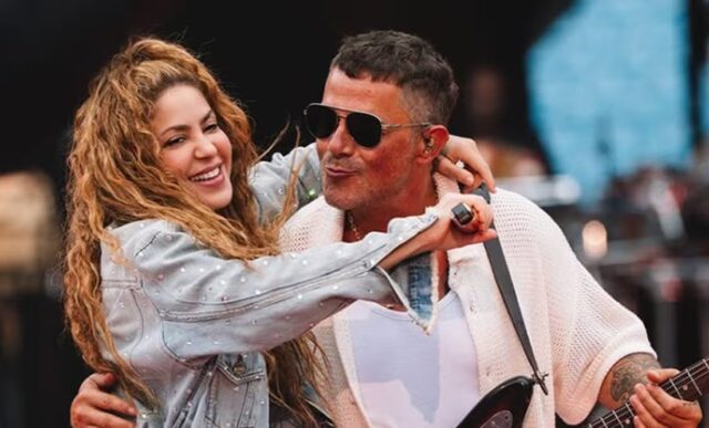 "Lo más bello que ha parido España": El piropo que le lanzó Shakira a Alejandro Sanz en Miami