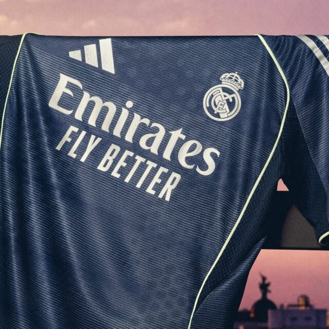 Así luce la segunda equipación del Real Madrid para la temporada 2025-2026