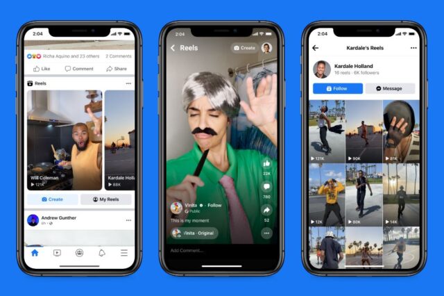 Facebook convertirá todos sus videos en reels